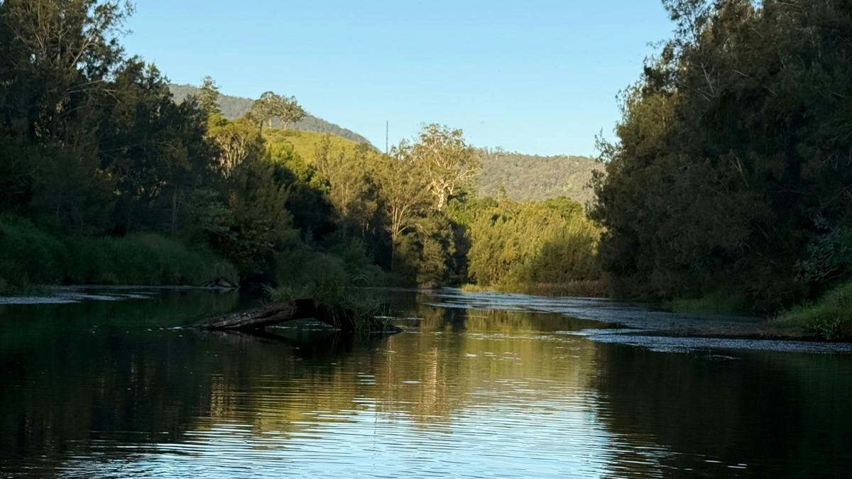Swimming spot right near campsite