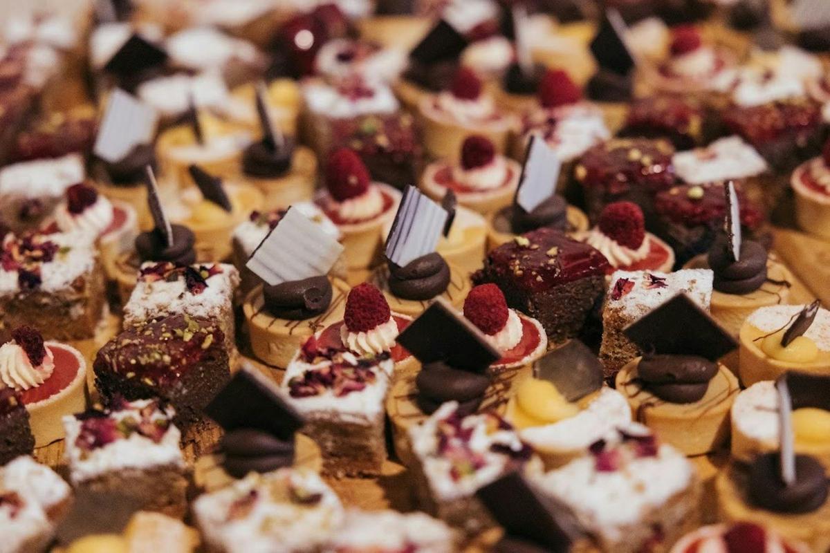 Some Petit Fours for a wedding