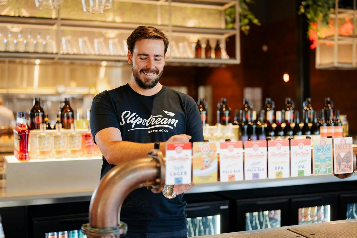 40 Beer Taps of Slipstream Brewing Beers