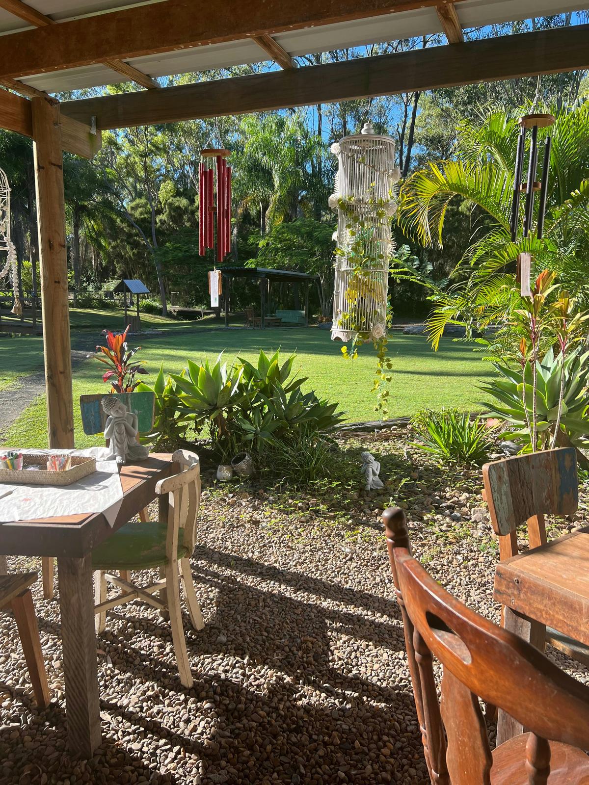 Relaxing outdoor area