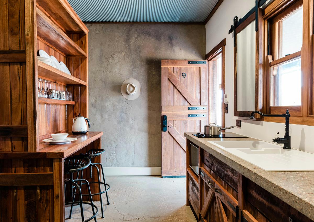 Homestead Stable kitchenette