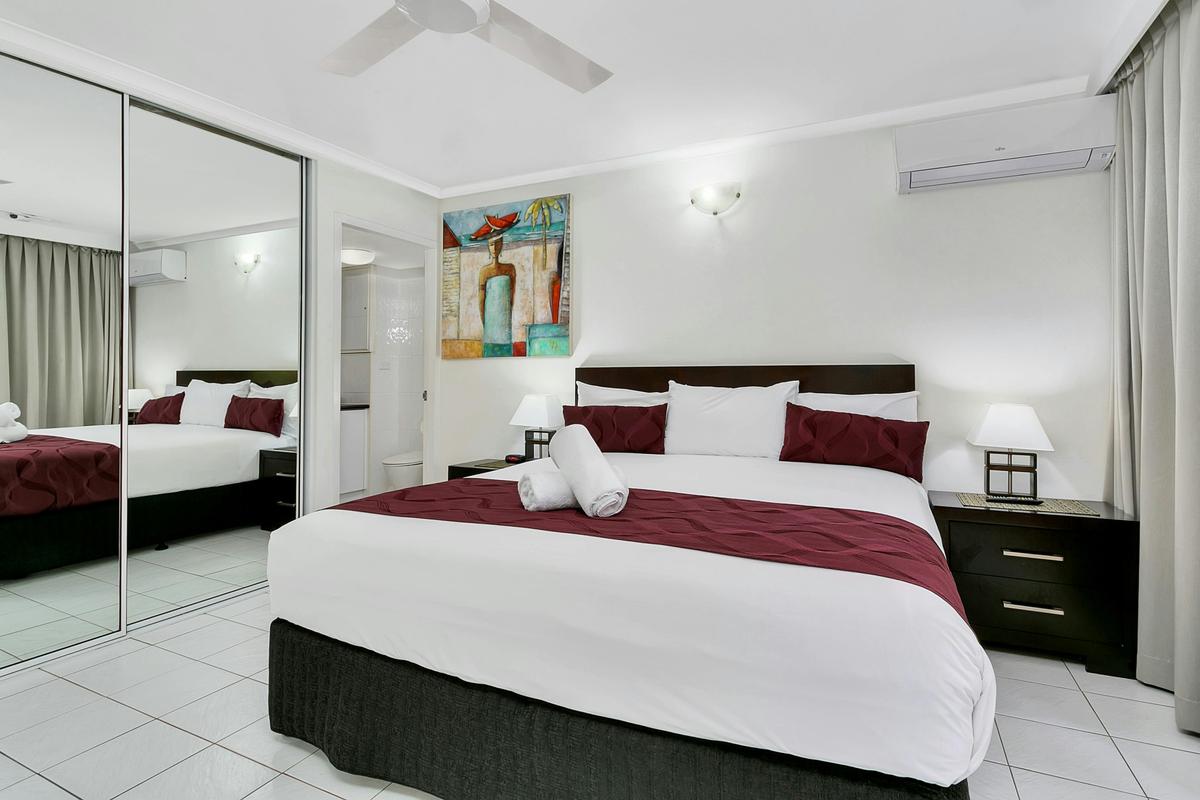 Large contporary styled bedrooms.