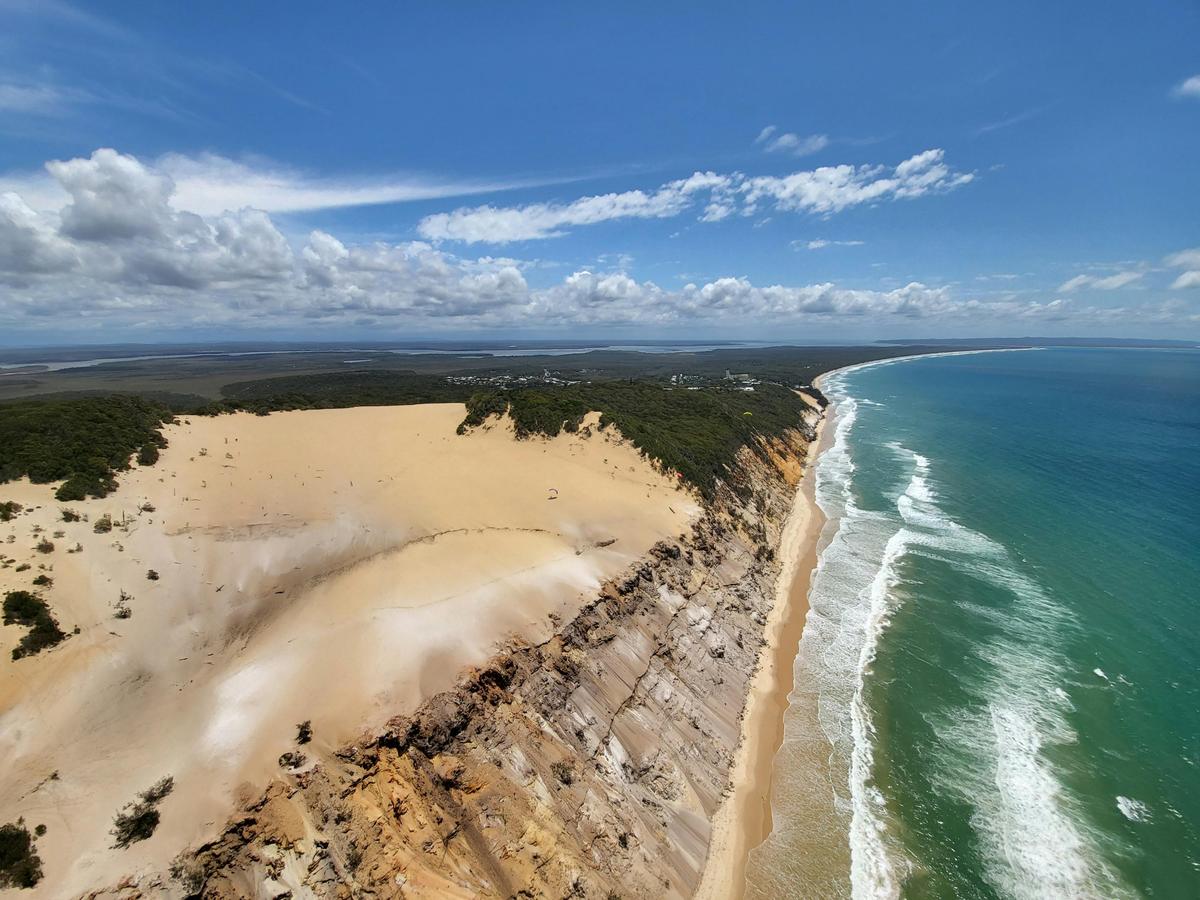The Carlo Sandblow from a paraglider's perspective