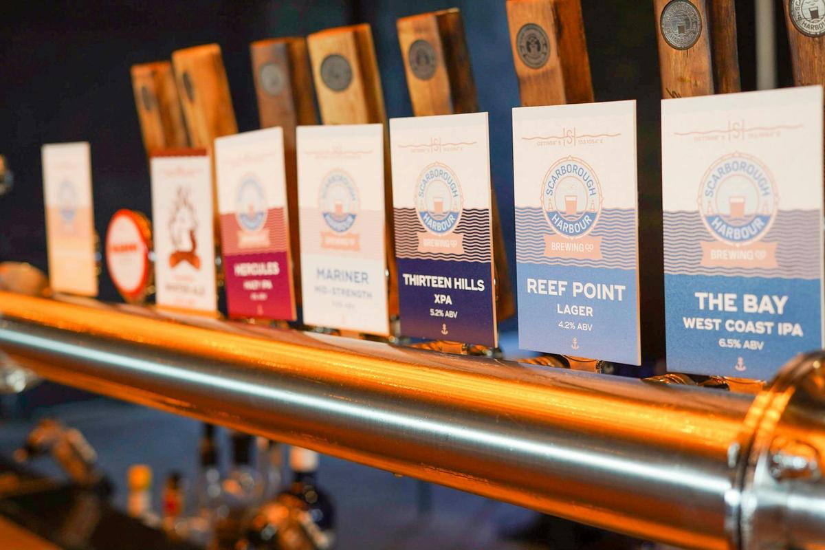 Many craft beers on tap to enjoy which are all brewed onsite