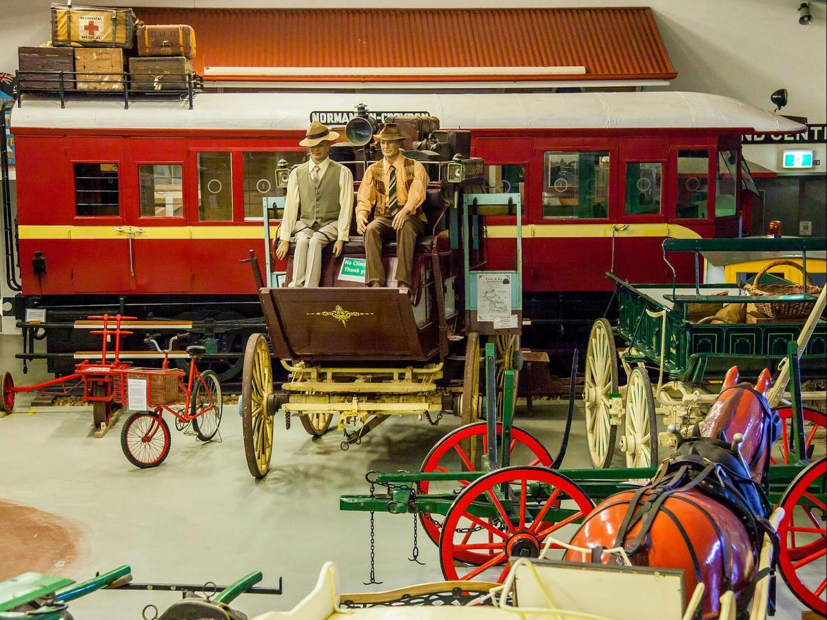 They have many objects to see in their Transport area.
