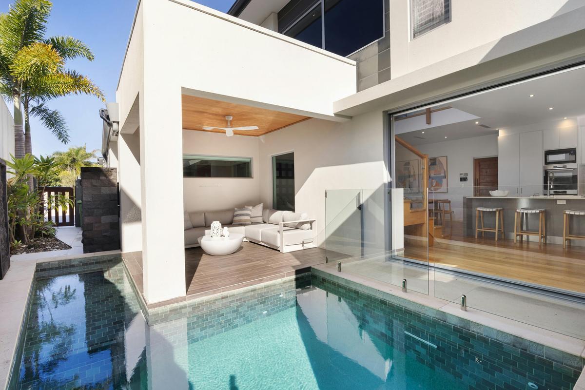 Choose between a refreshing swim at the beach or a dip in the heated saltwater pool?