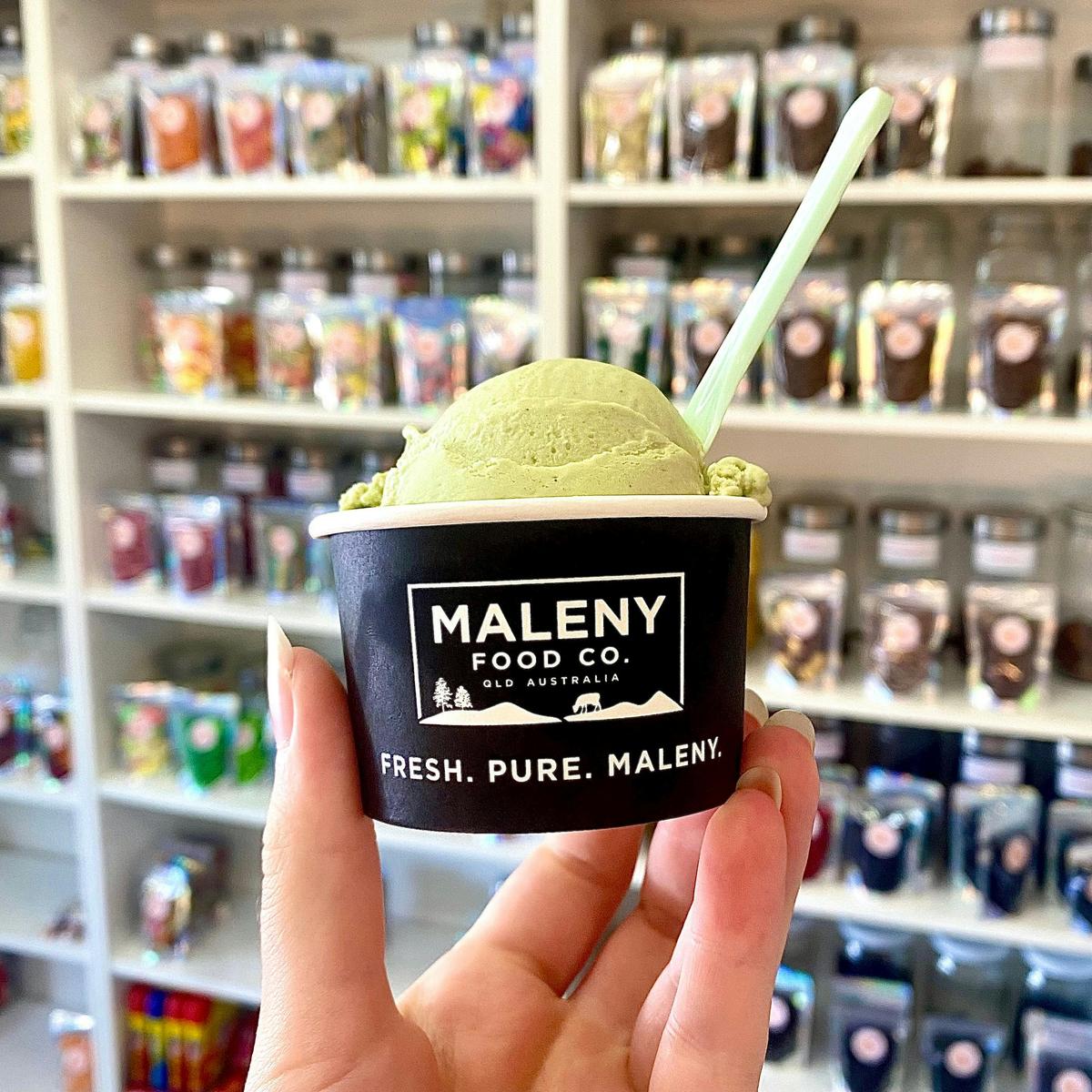 Enjoy artisan Maleny Gelato at Sugar Rush Dayboro in the heart of Dayboro village.