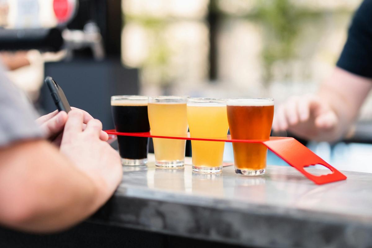 Beer tasting available at Slipstream Brewing