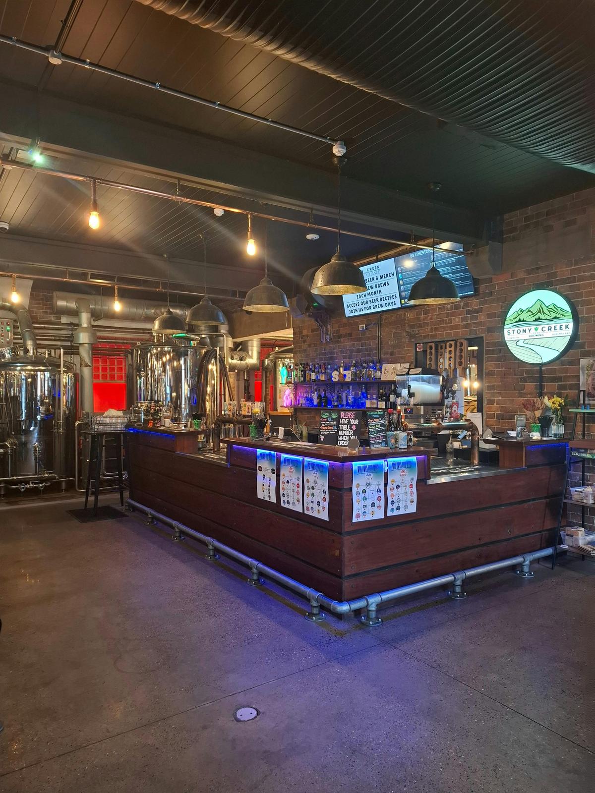 Inside Brewery