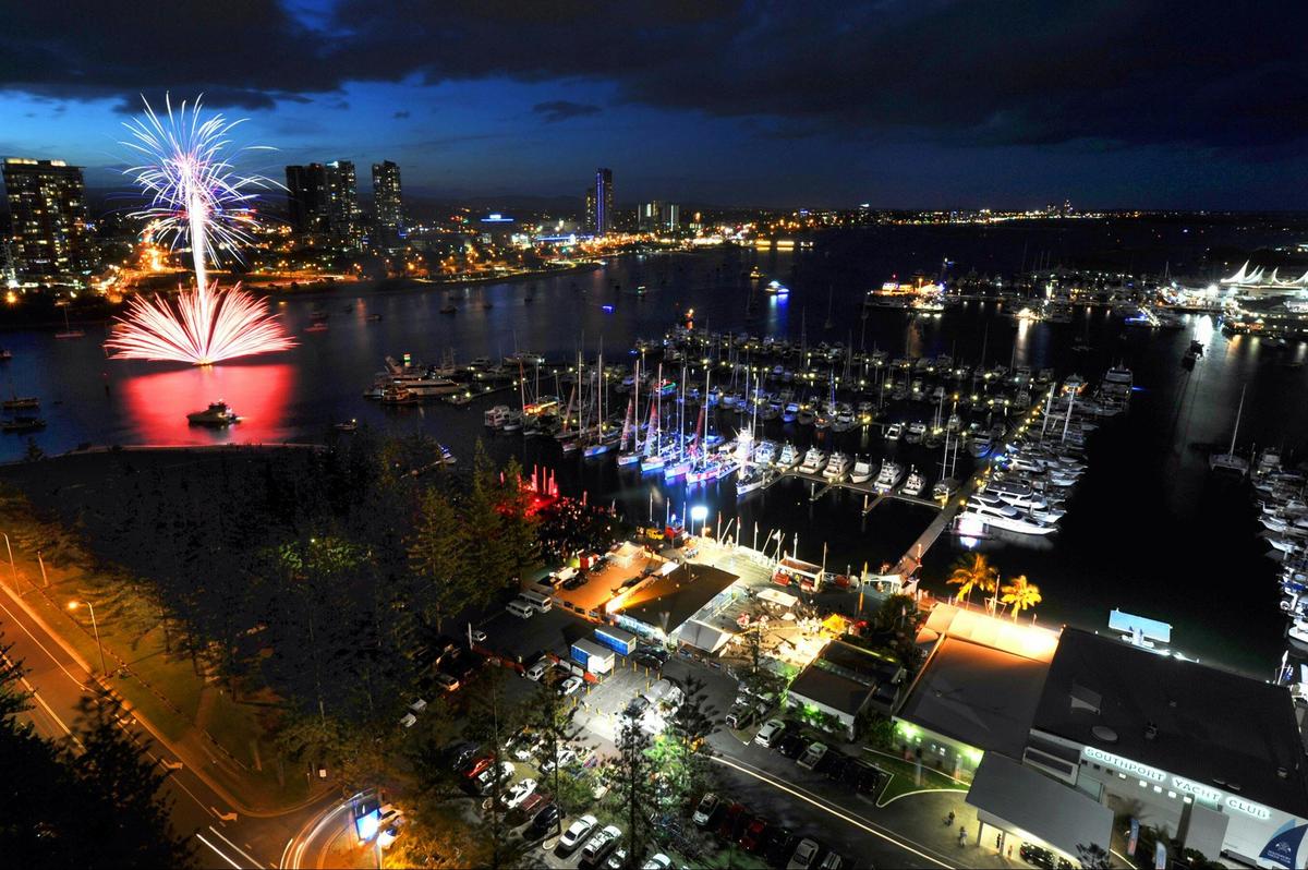 Fireworks at Southport Yacht Club