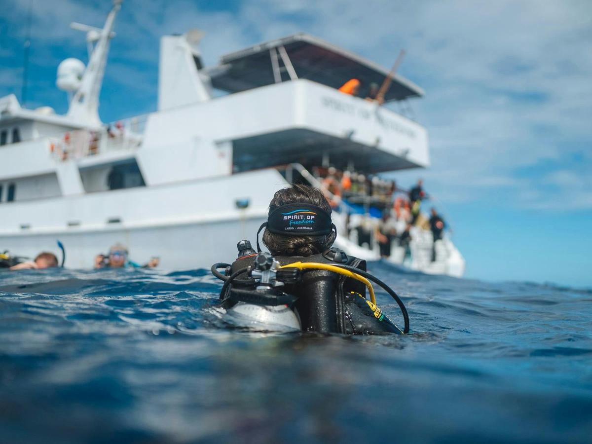 Spirit of Freedom and the Great Barrier Reef