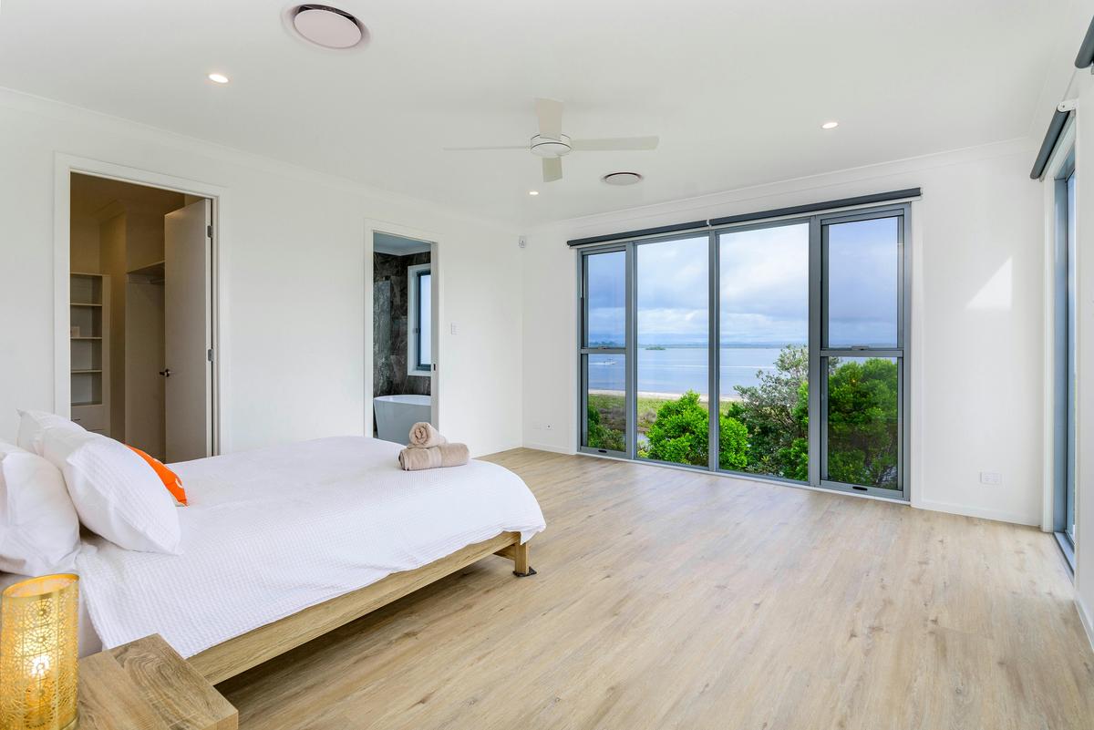 Bedroom overlooking Pumicestone Passage
