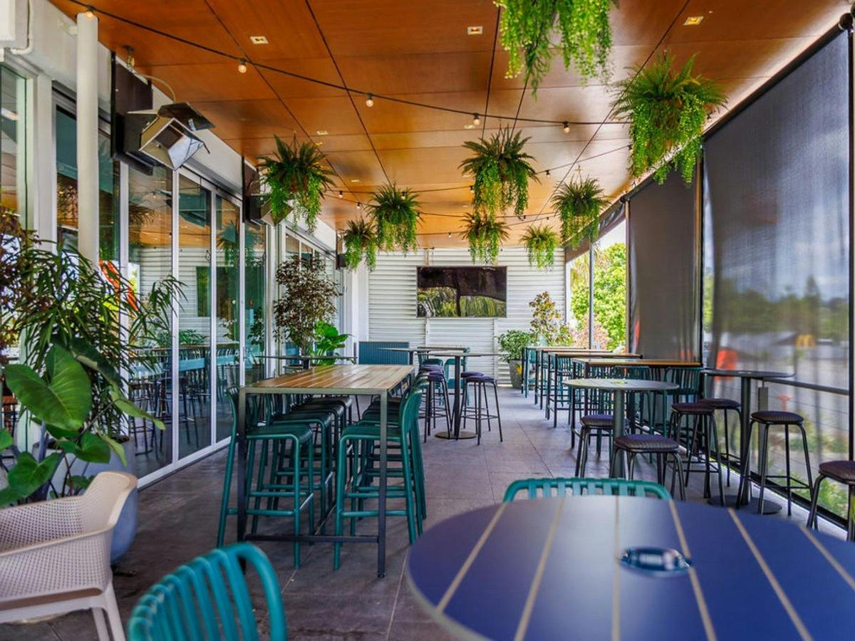Outdoor eating area