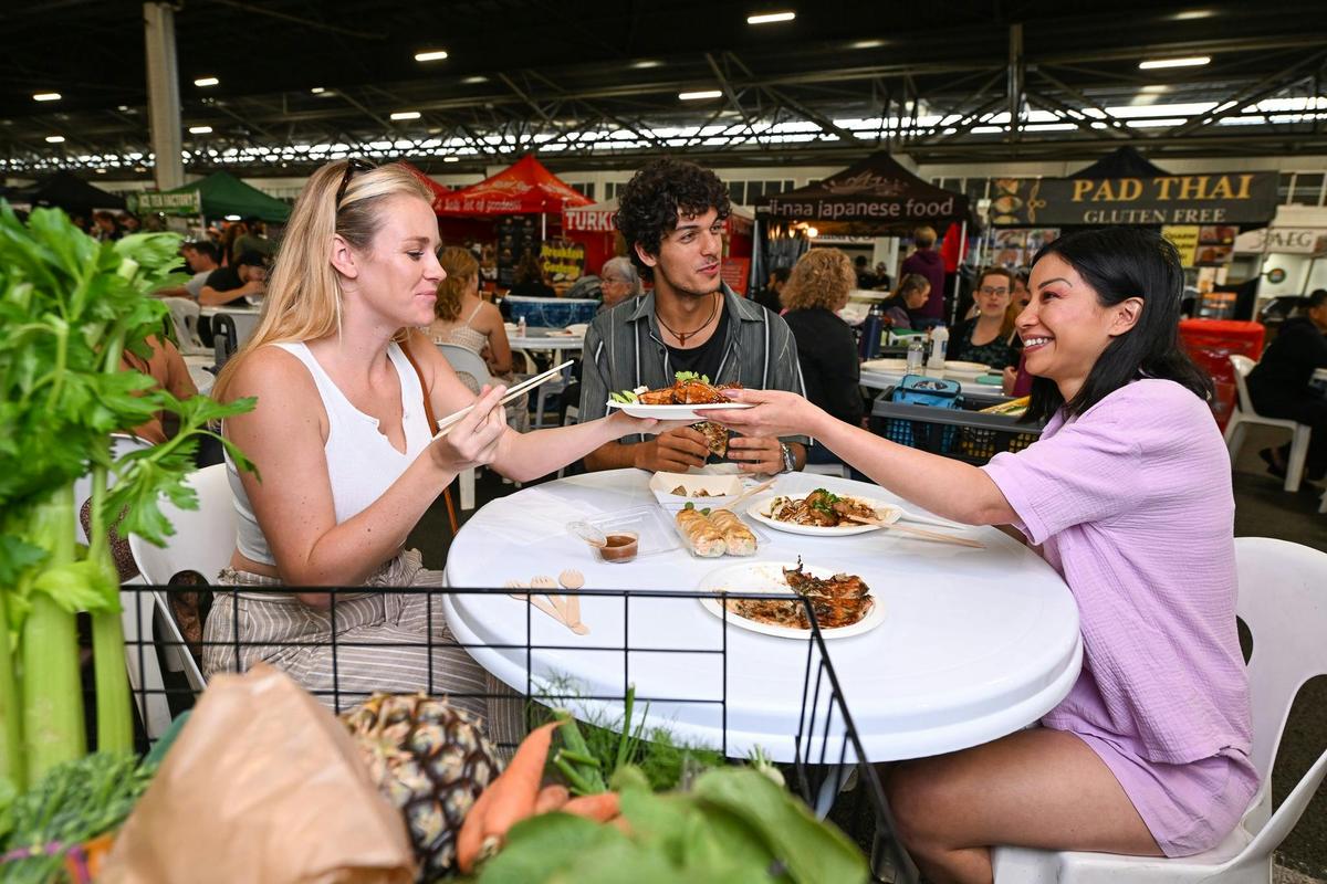 Meet your friends for a bite to eat.