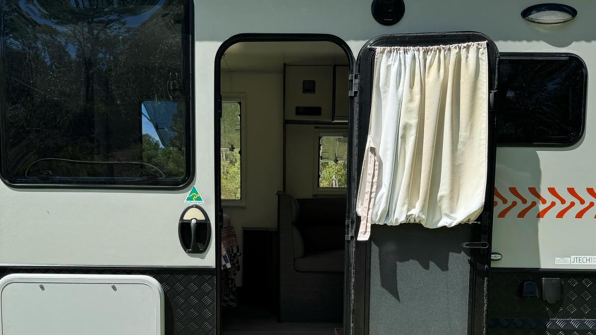 Suburban Poolside Caravan Retreat