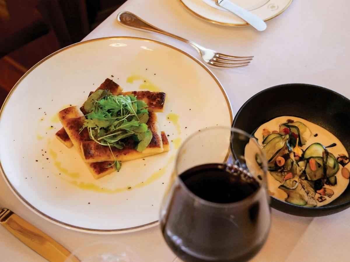 Dining at Strangers' Restaurant