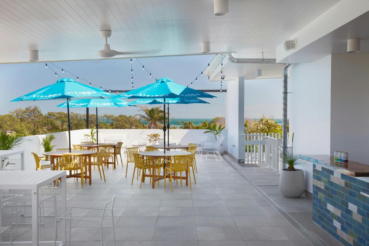 Rooftop Deck with Bar
