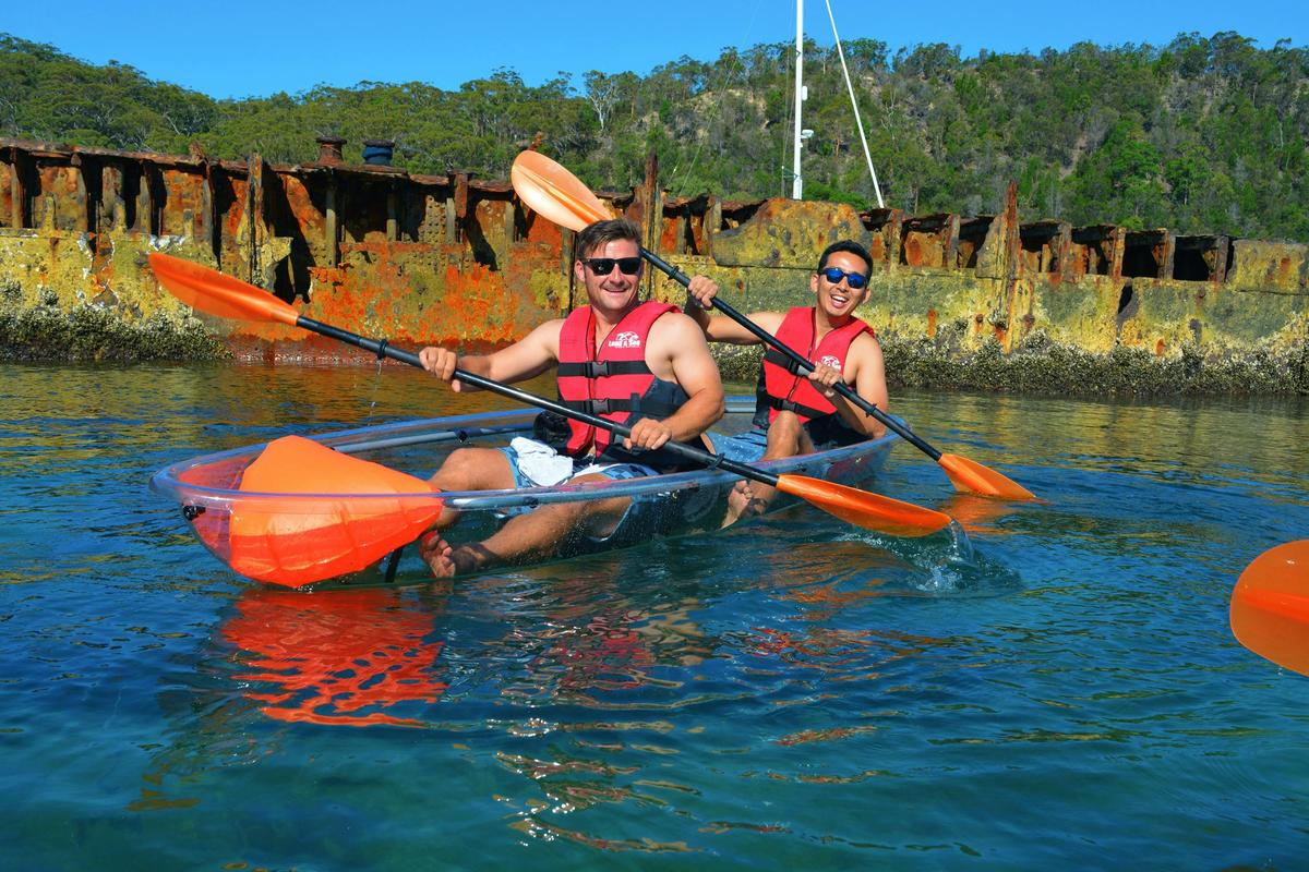Wrecks Day Transparent Kayak Tour