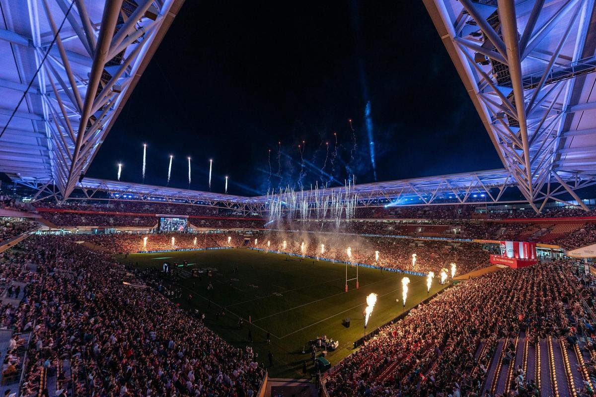 Suncorp Stadium before the 2021 NRL Grand Final