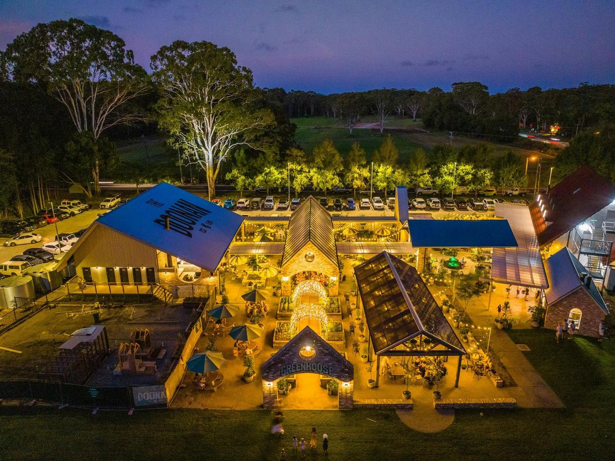 The Doonan at night