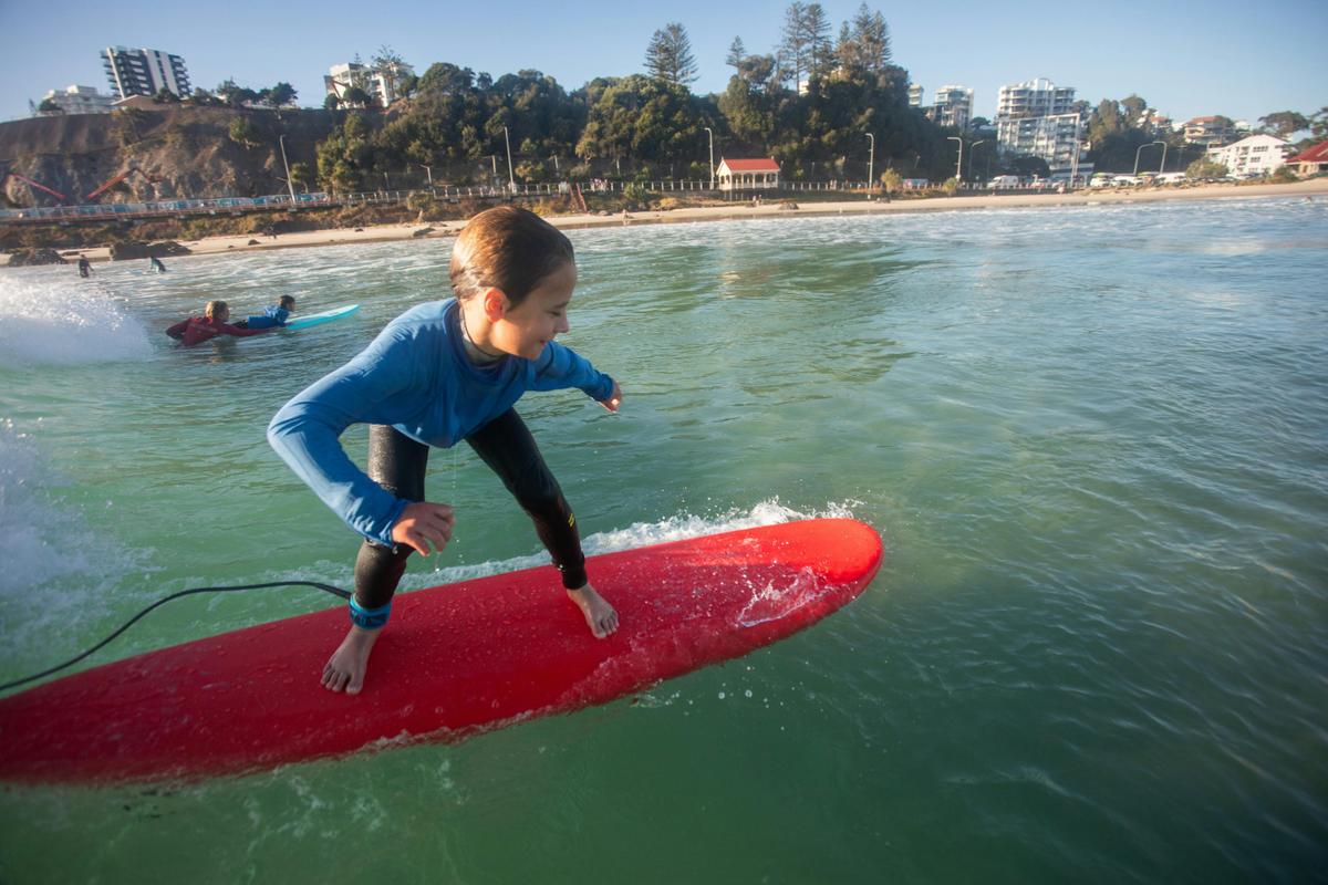 Kids Group Surfing Lesson - Salty Groms Holiday Surfing Program