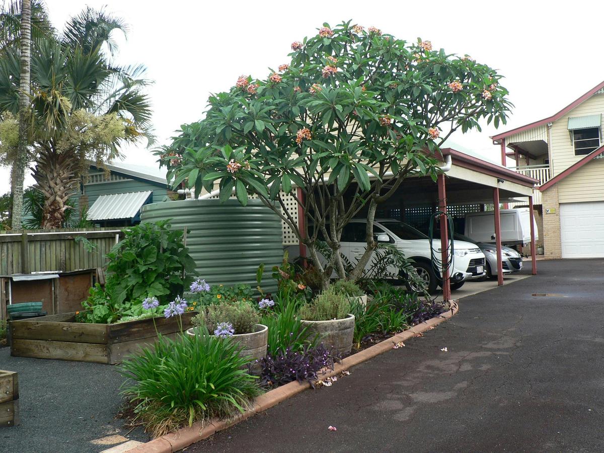 Entrance to property, undercover parking