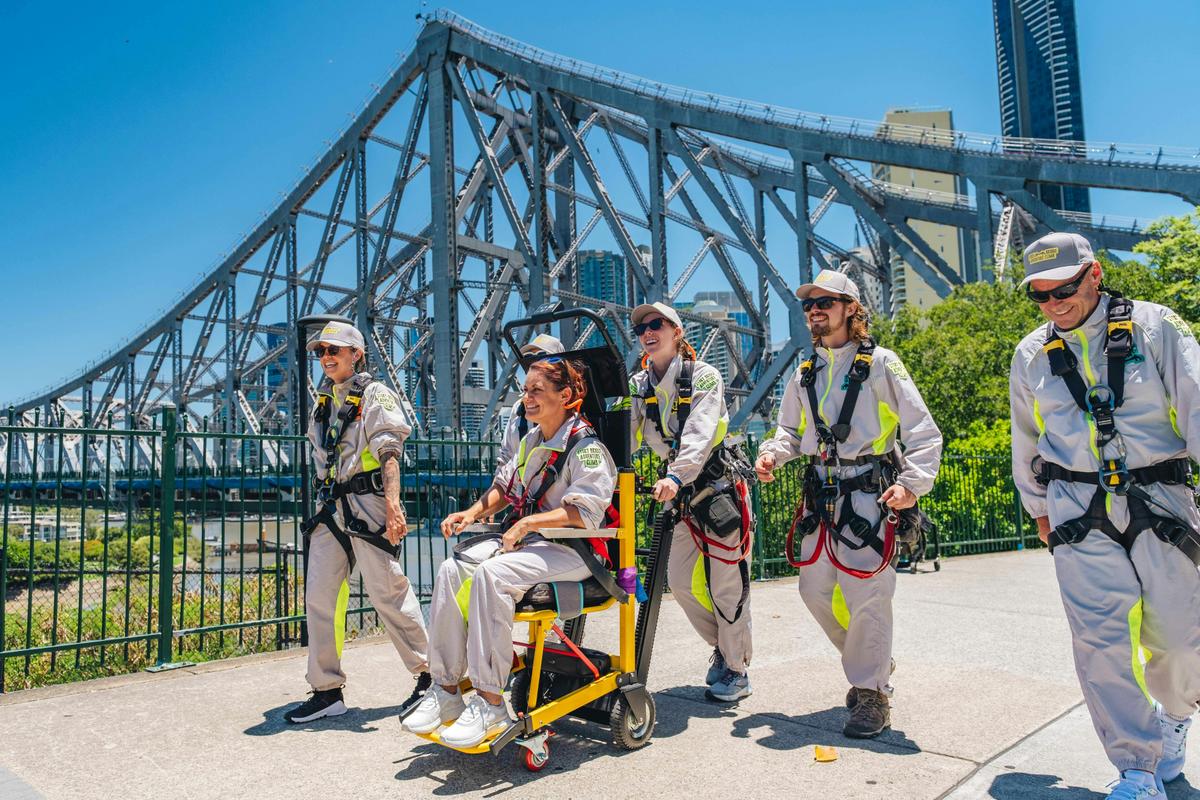World First: Wheelchair-Accessible Story Bridge Adventure Climb