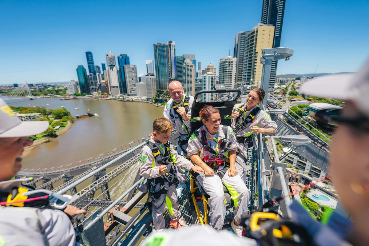 World First: Wheelchair-Accessible Story Bridge Adventure Climb