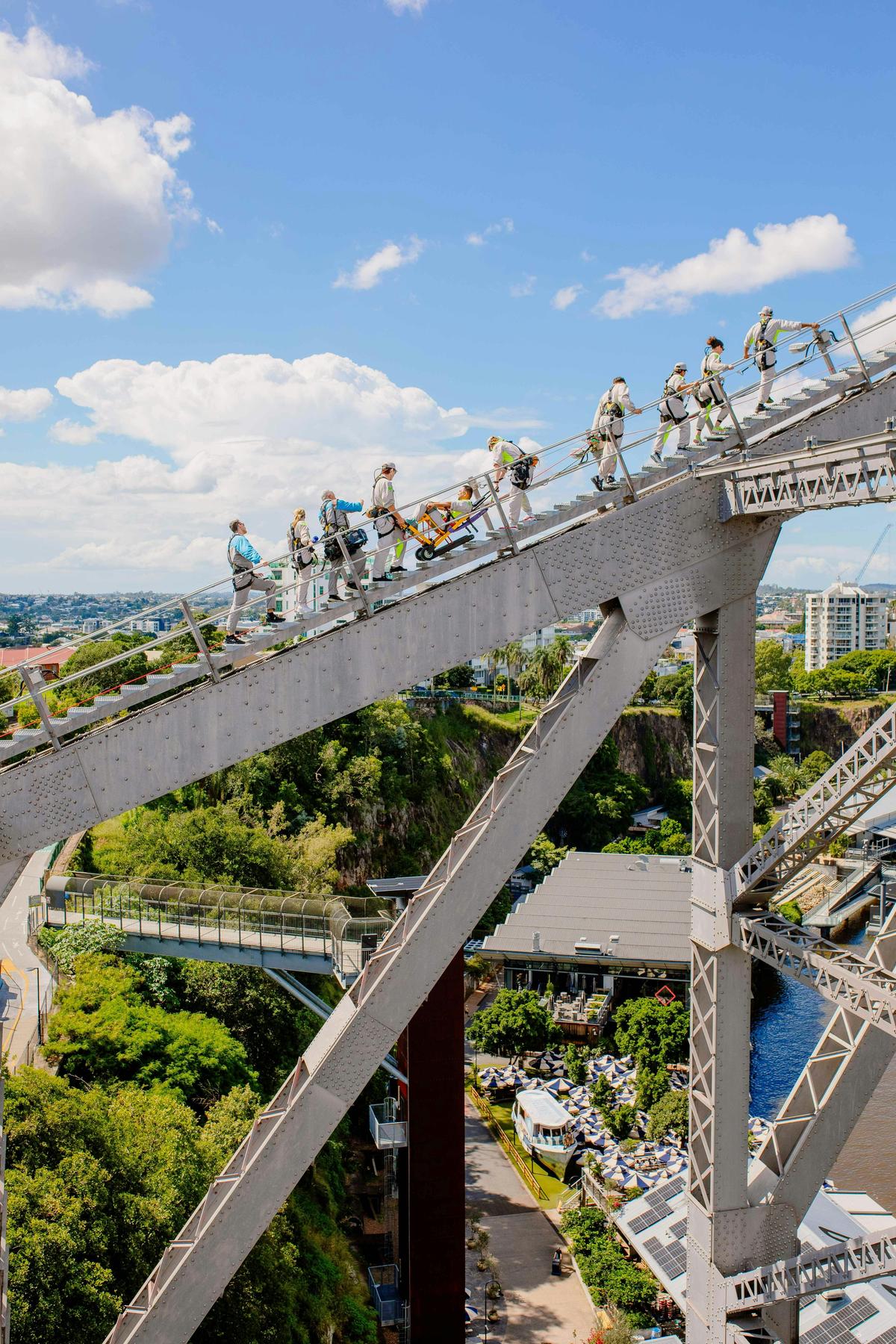 World First: Wheelchair-Accessible Story Bridge Adventure Climb