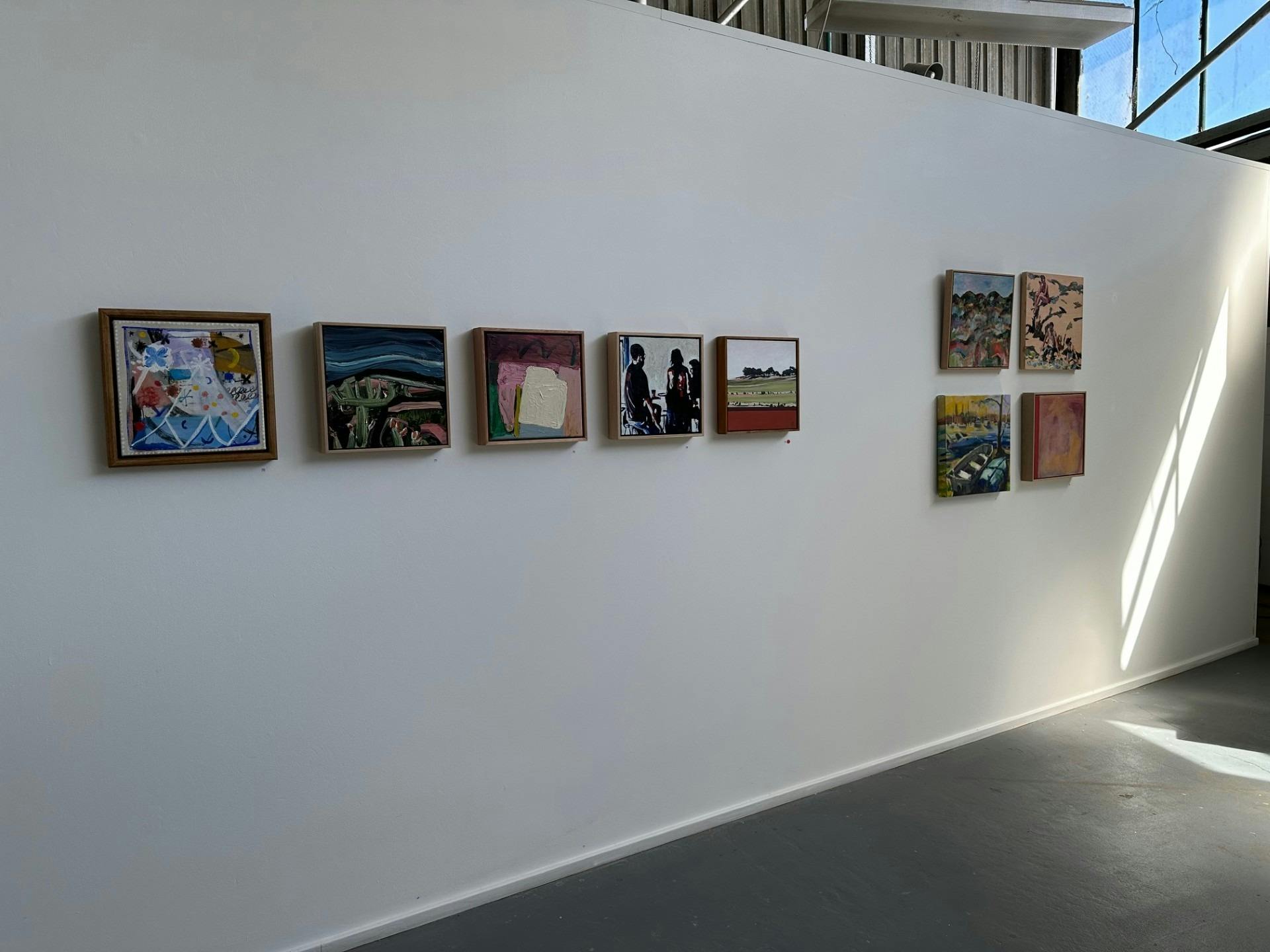 Paintings in Newcastle Art Space Dec 2025