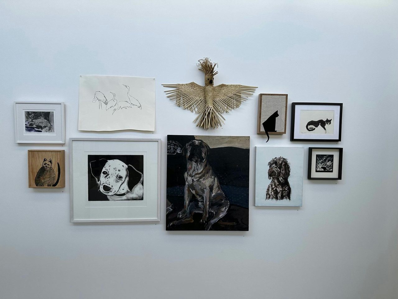 Cats Dogs & other animals installation view