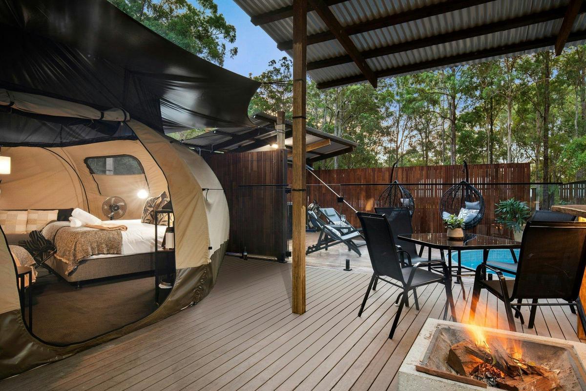 Woodlands Family Glamping Luxe Tent