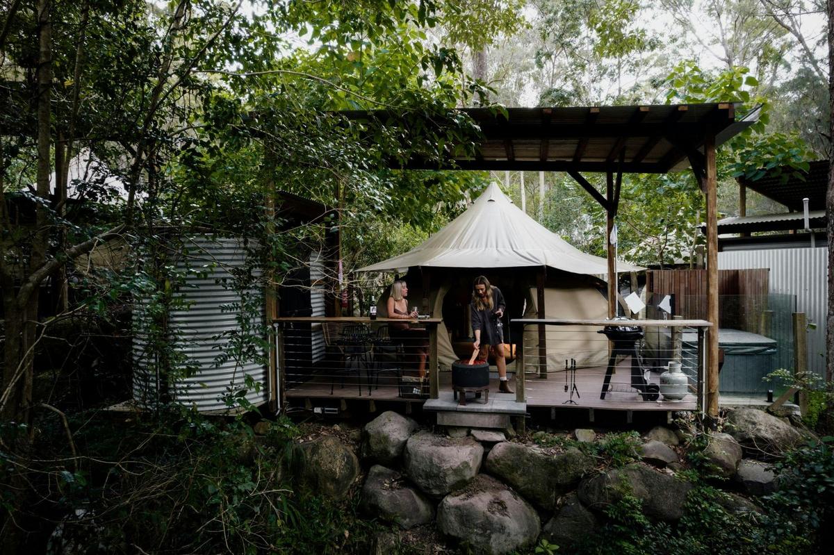 Woodlands Glamping Luxe Tent