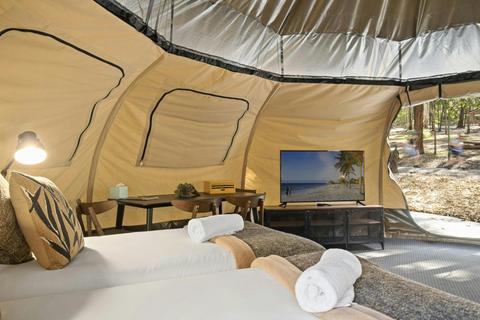 Woodlands Family Glamping Luxe Tent
