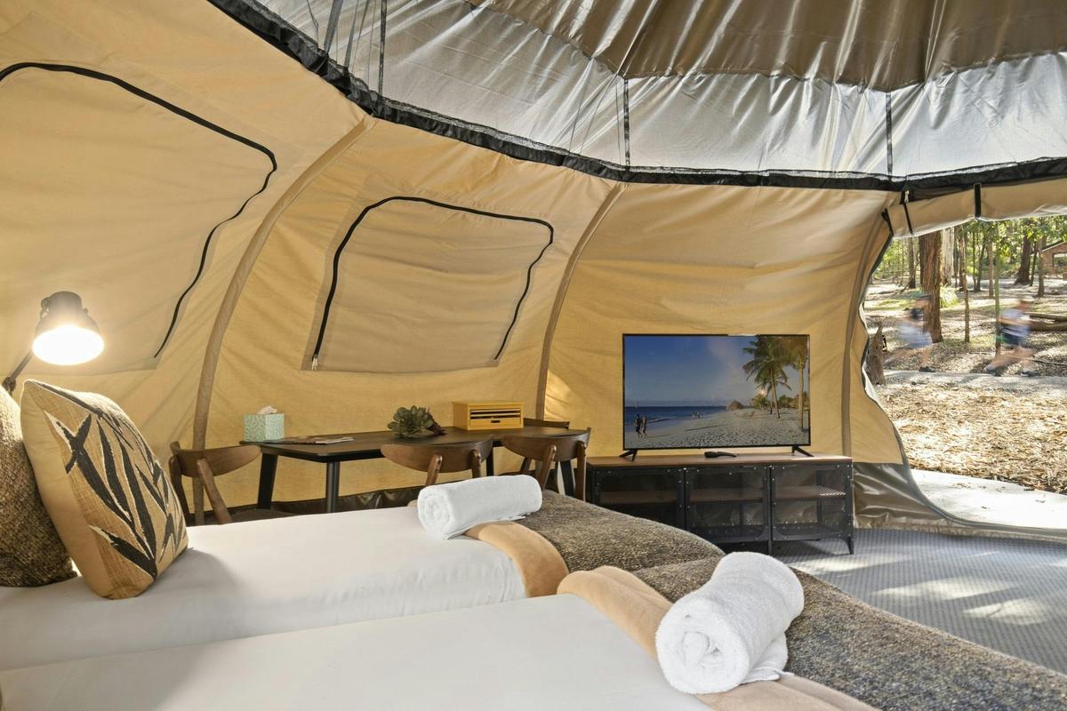 Woodlands Family Glamping Luxe Tent