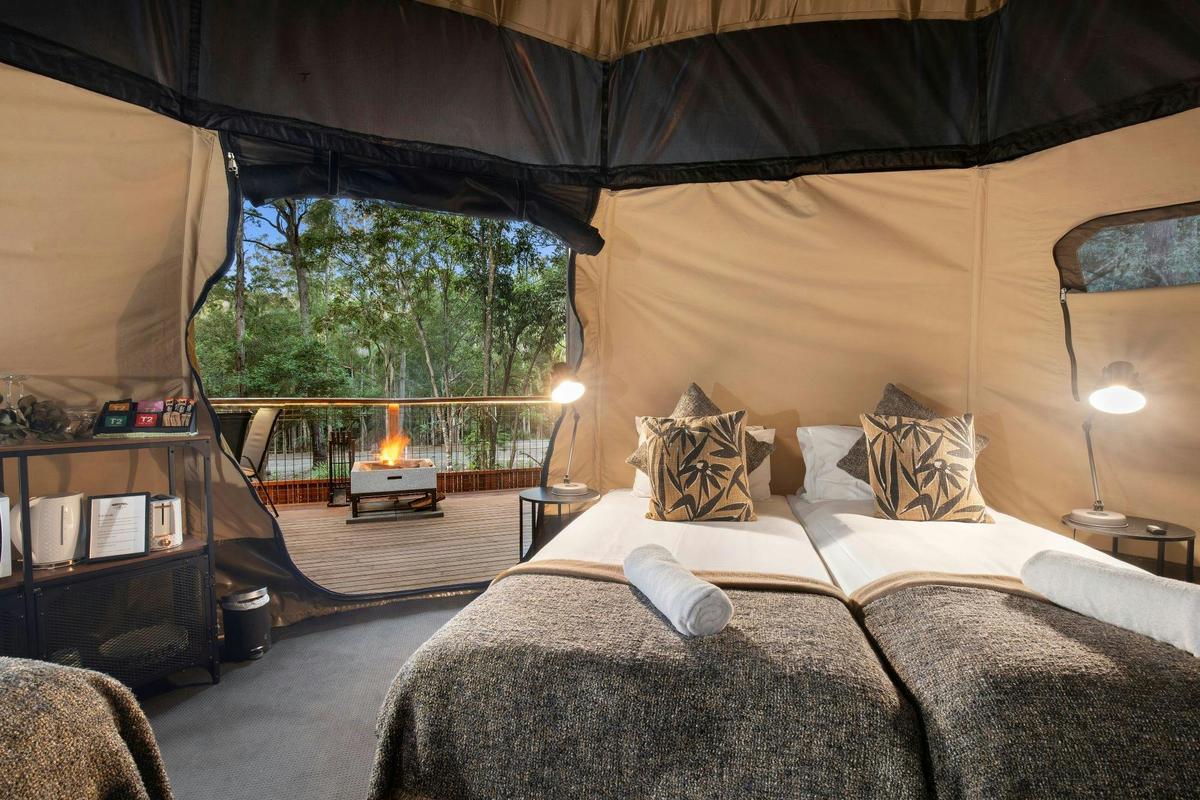 Woodlands Family Glamping Luxe Tent