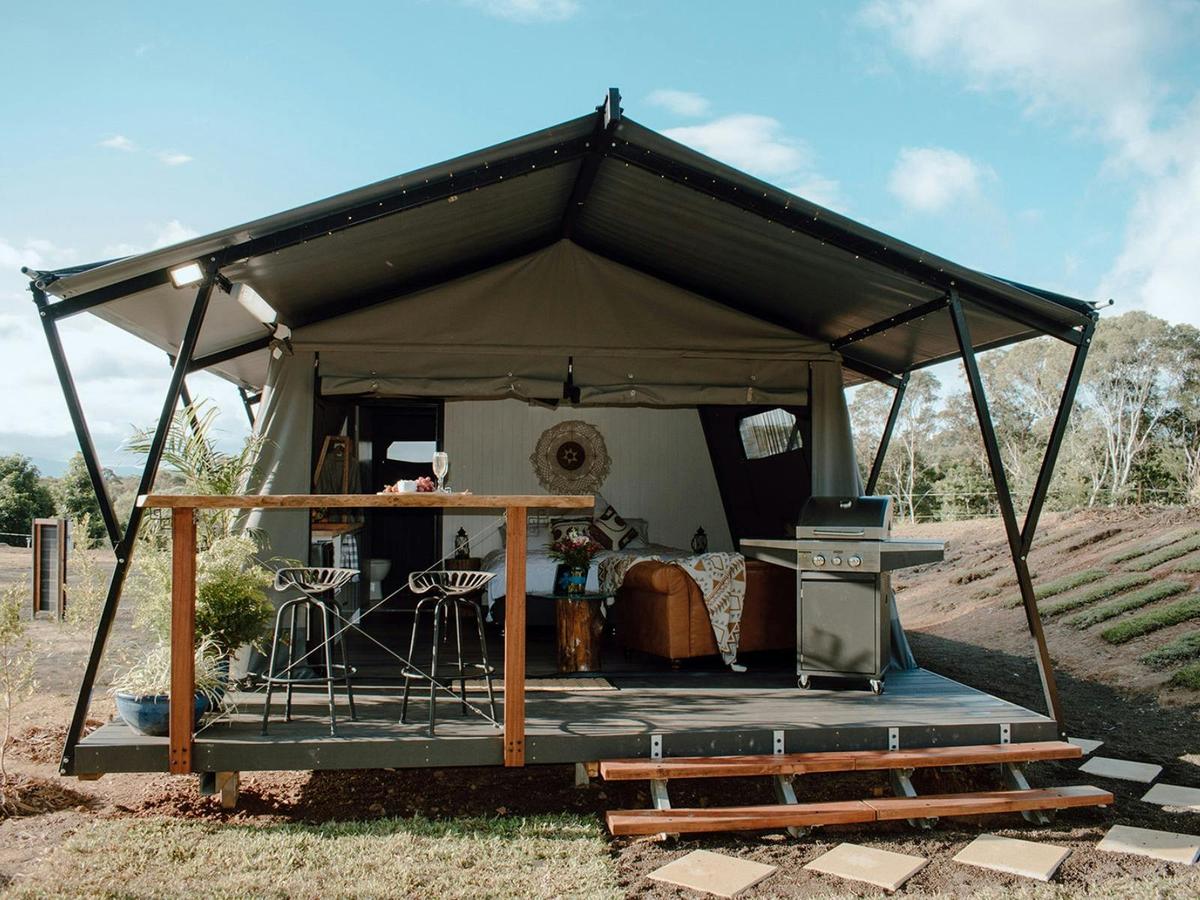 Glamping tent