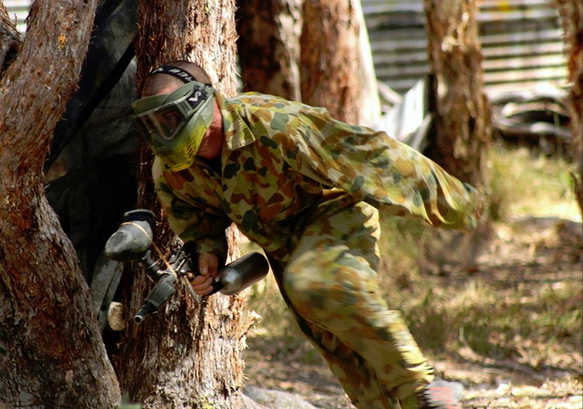 Action paintball on the Sunshine Coast. Solo or large groups. Outdoor fun experience