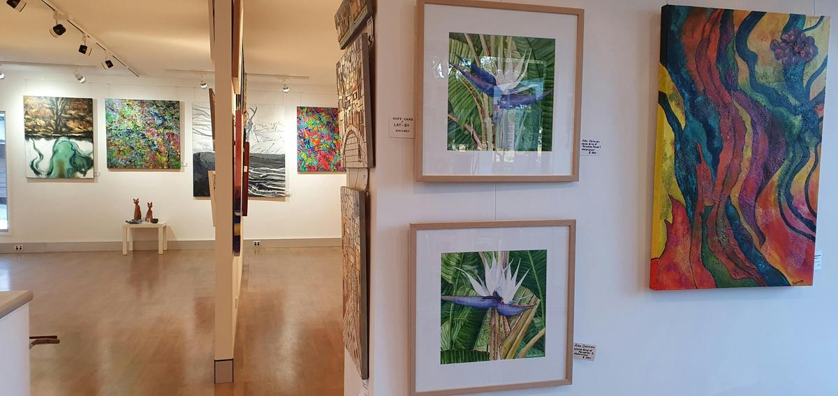 view inside Dayboro ART GALLERY