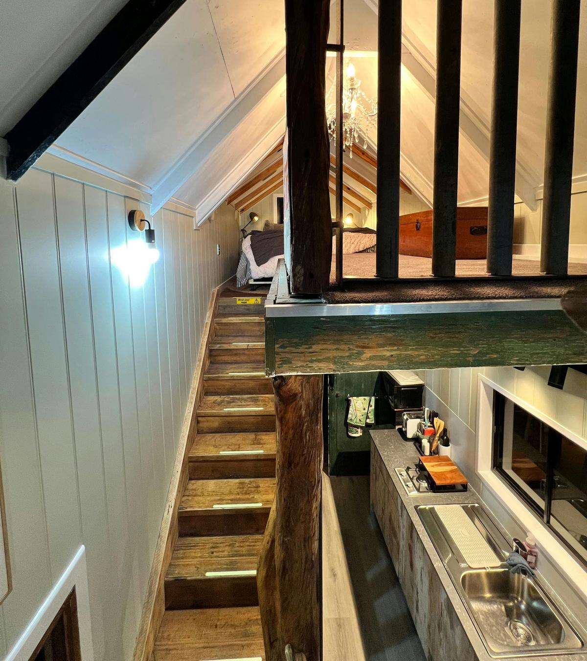 stairs to bedroom