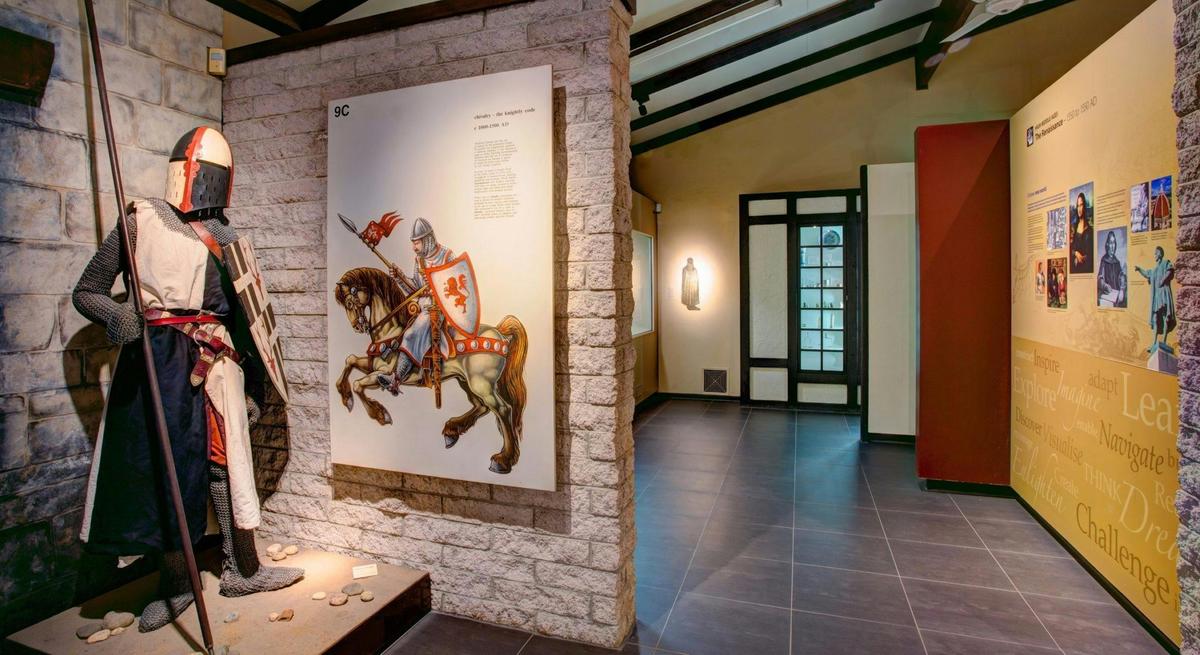 Knight armour display