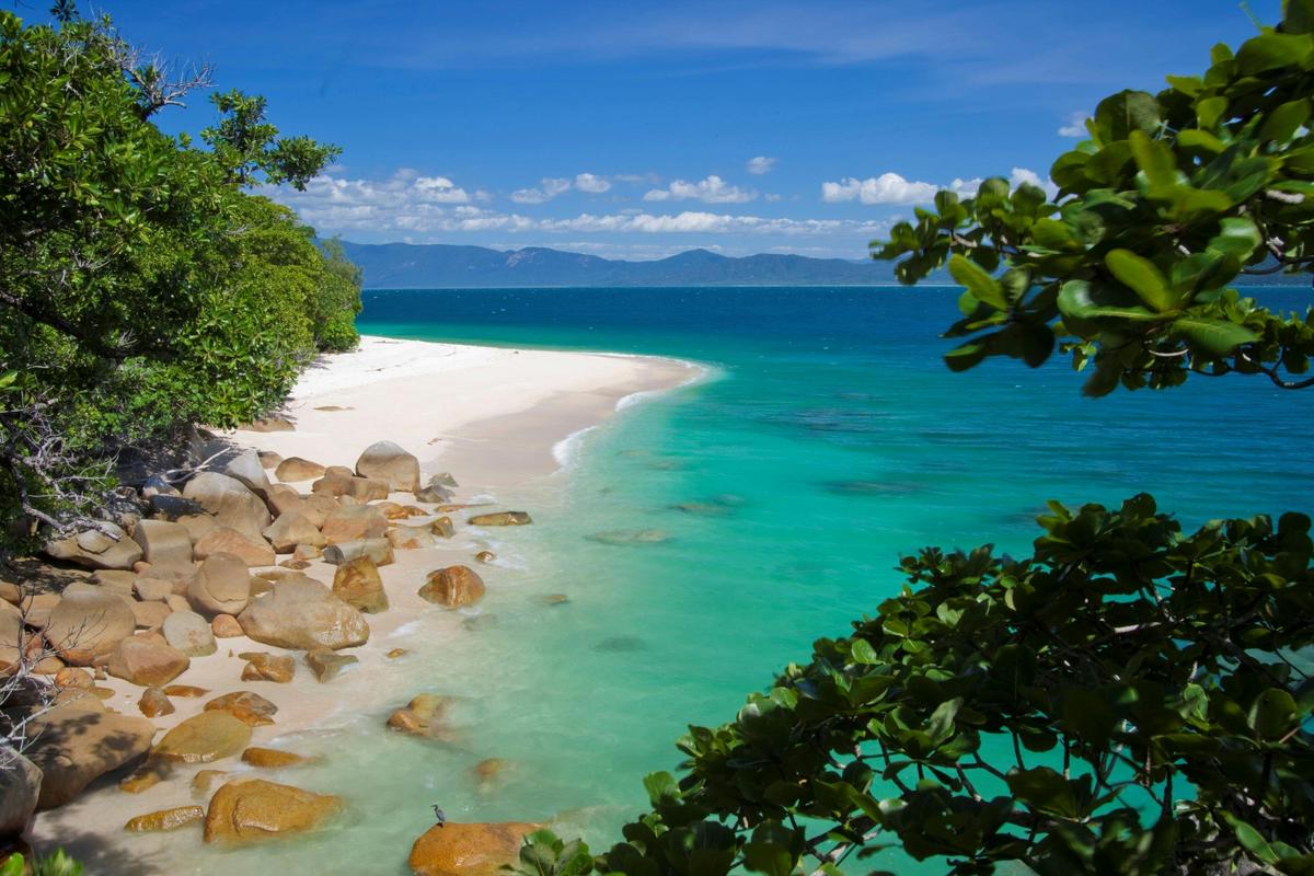 The stunning Nudey Beach at Fitzroy Island