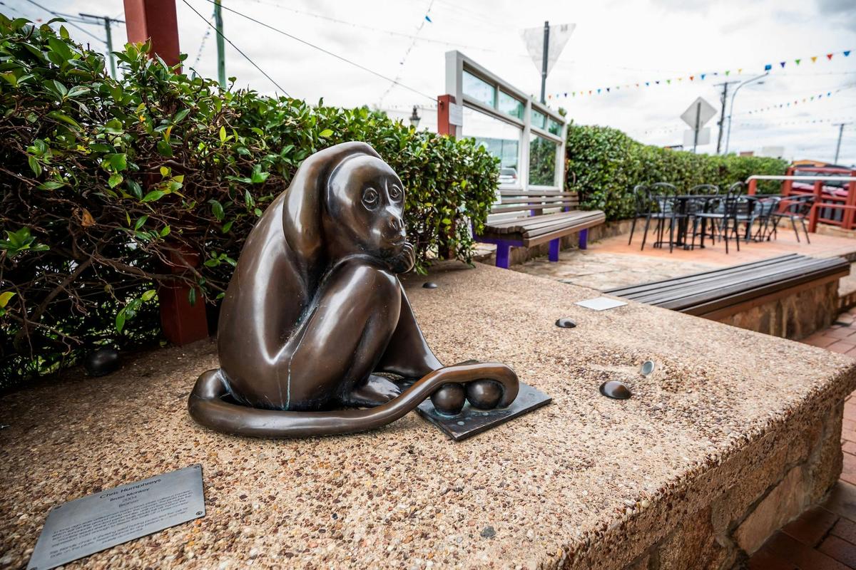 Brass Monkey Statue Stanthorpe
