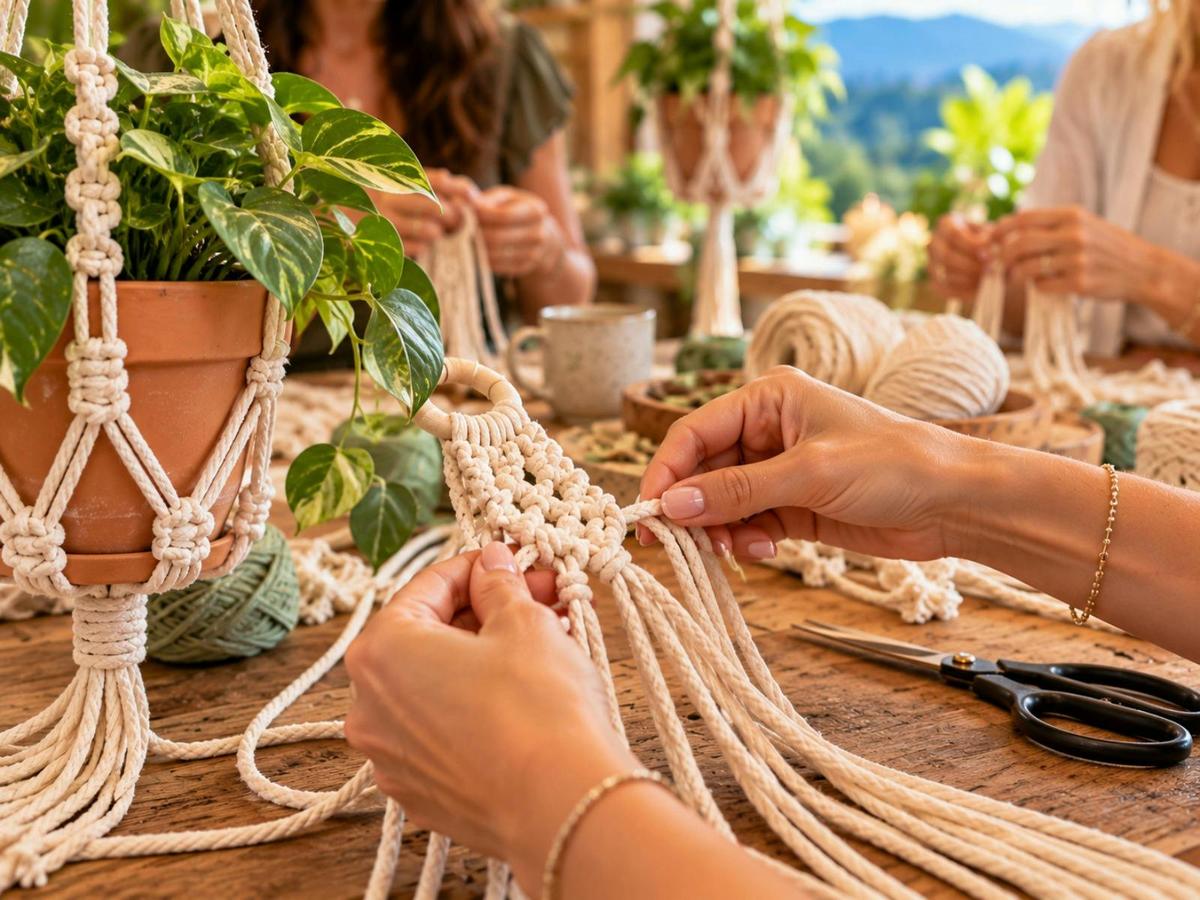 Macramé Workshop – Sip & Create Tamborine Mountain