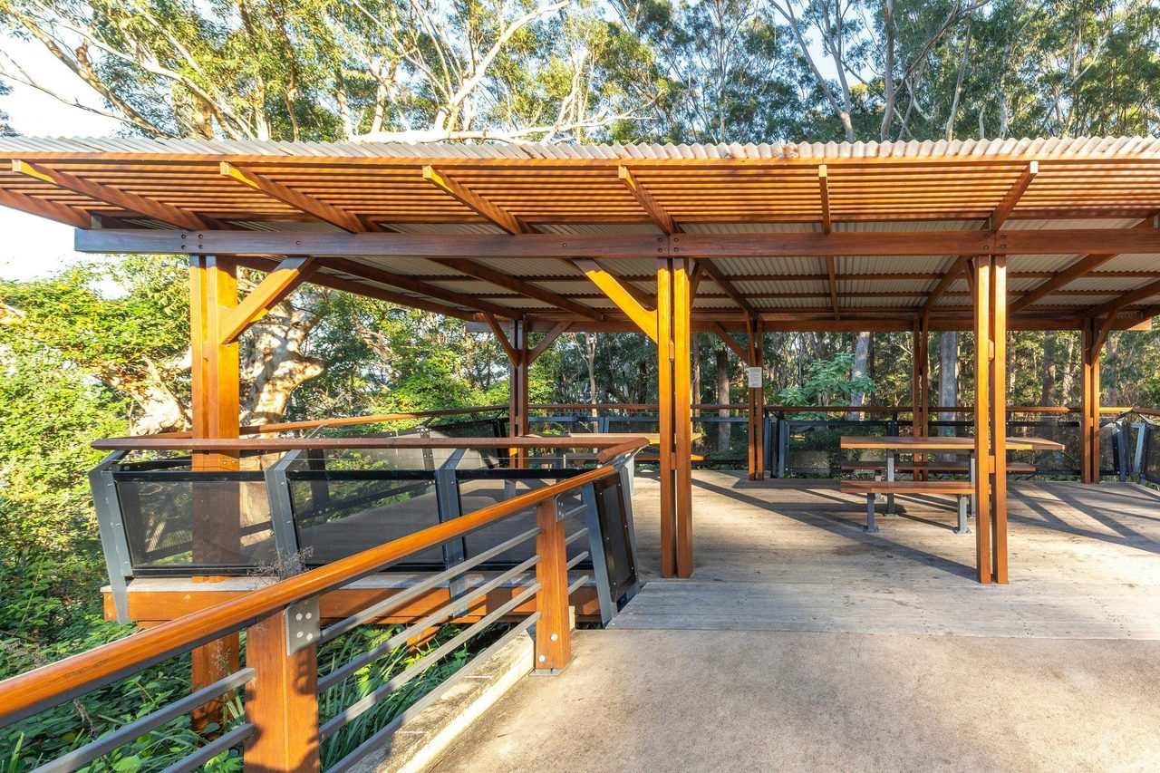 The picnic shelter is designed for inclusivity and accessibility