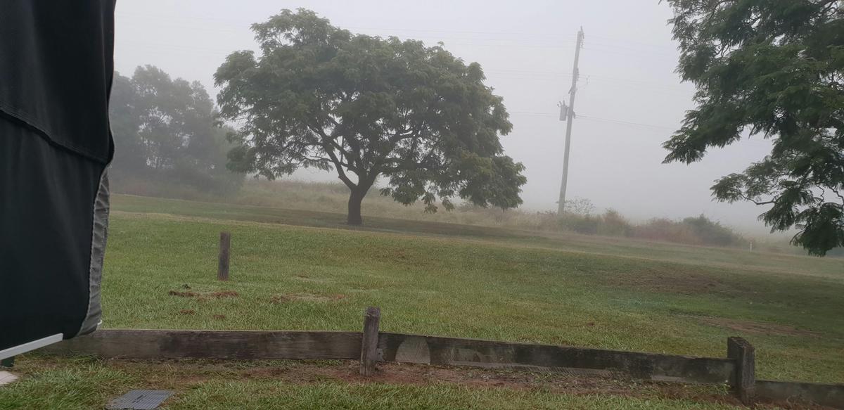 Early morning fog, cleared for a beautiful day