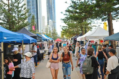 Surfers Paradise Beachfront Markets