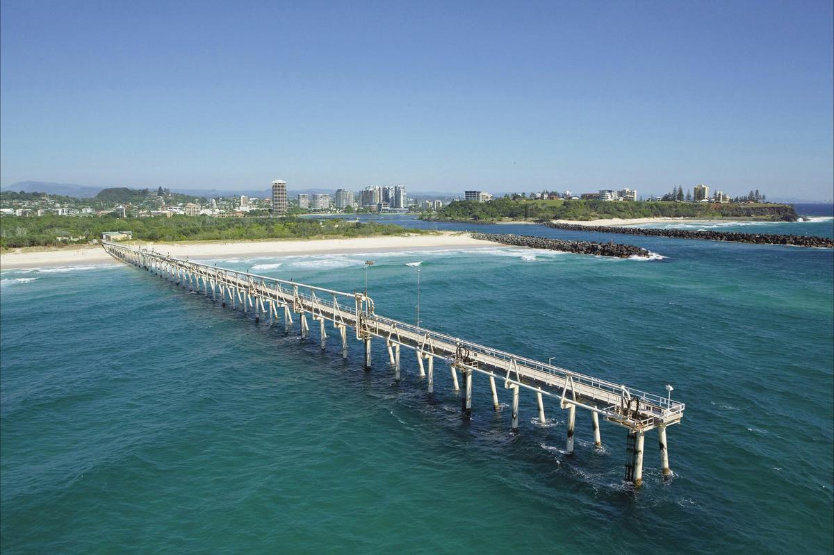 Aerial View of The Spit