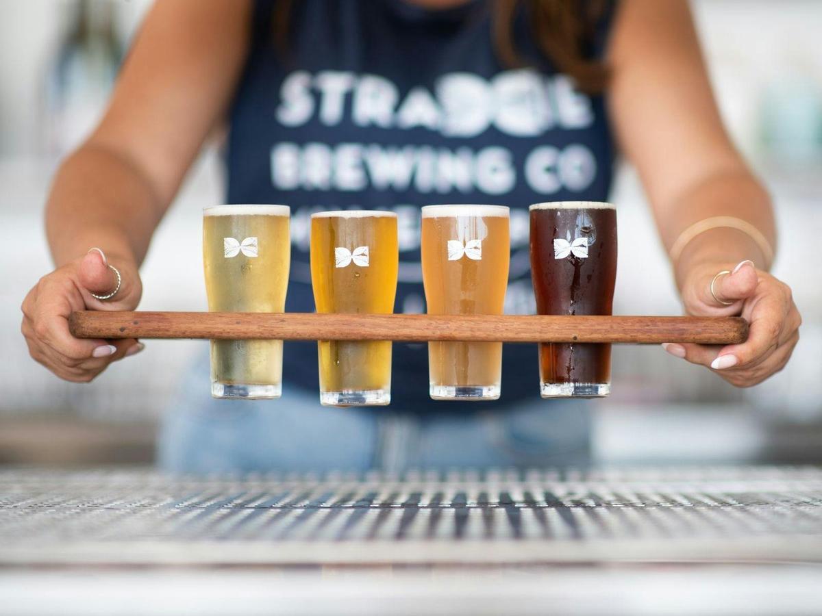 Brewery Tour includes a tasting paddle of 4 delicious Island Crafted Beers