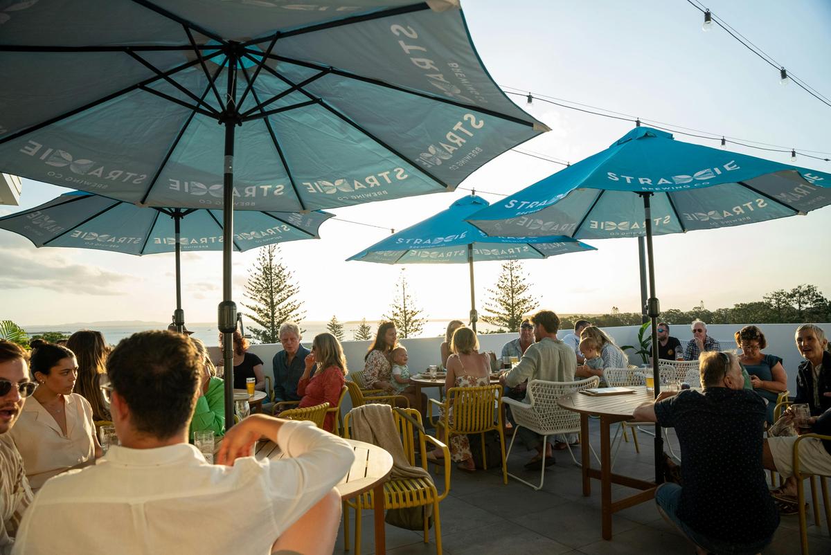 The rooftop is a perfect place to carry on with dinner after a Tour